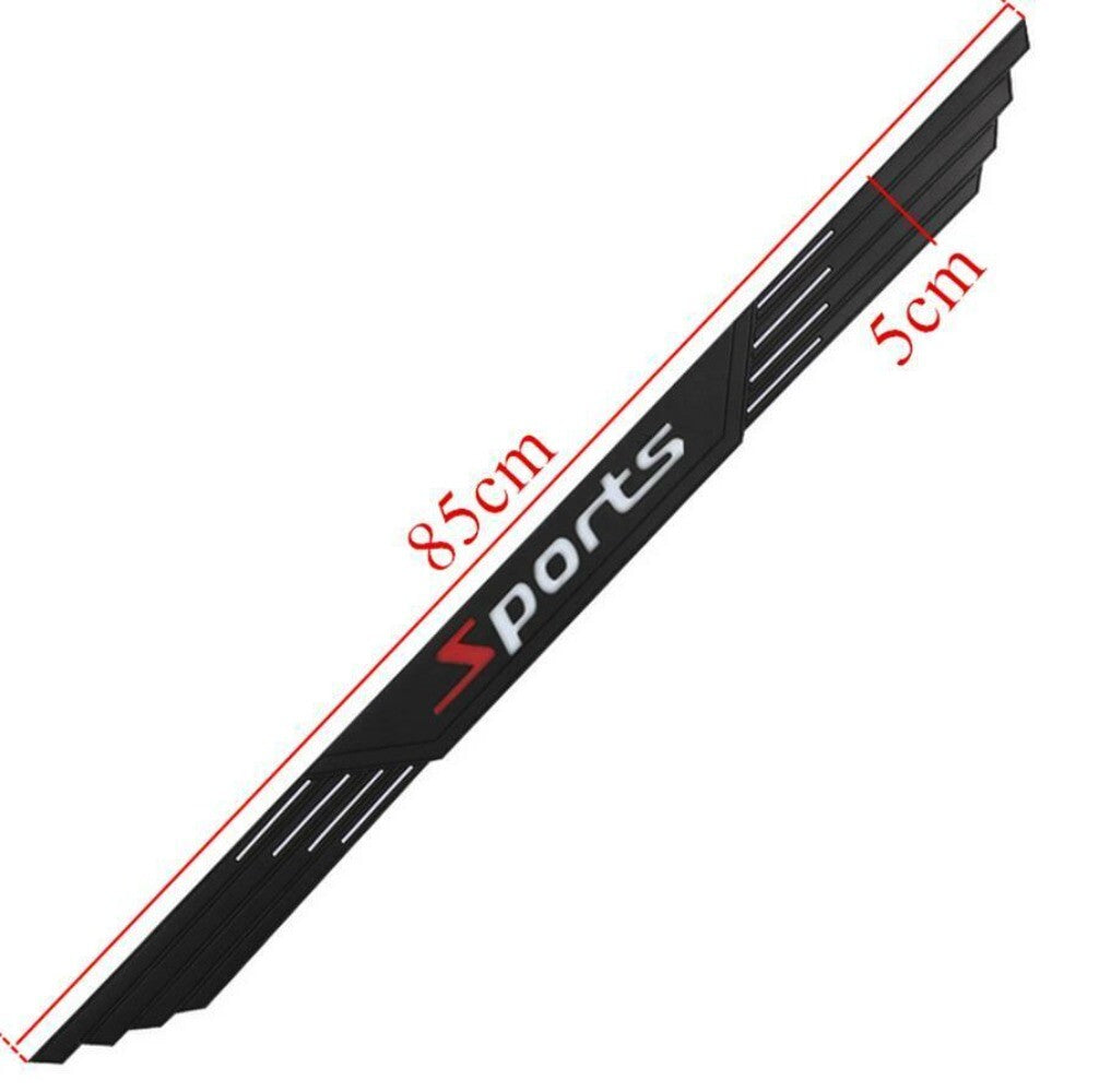 1Car SUV Tail Box Trunk Sill Plate Bumper Guard Protector Rubber Cover Trim n