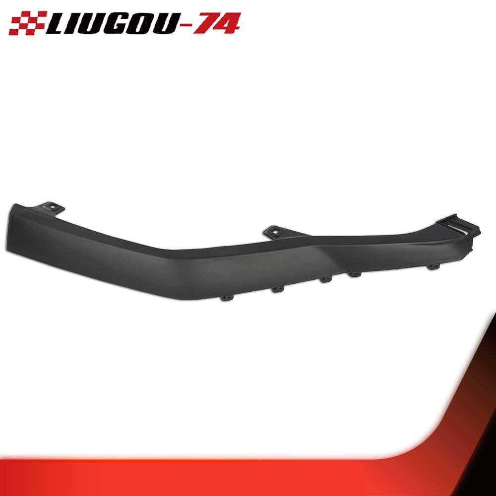 1 Piece Black Bumper Garnish Left Fits 2016 - 2018 for Lexus RX350 Front Drive Side - v