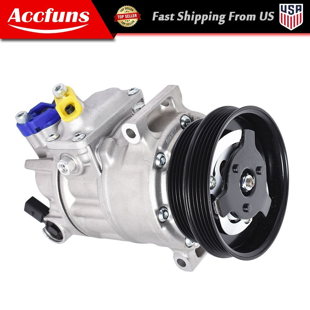 Air conditioning compressor with clutch for CO 4574JC, suitable for 2008-2014 Beetle 2.5L L5- n