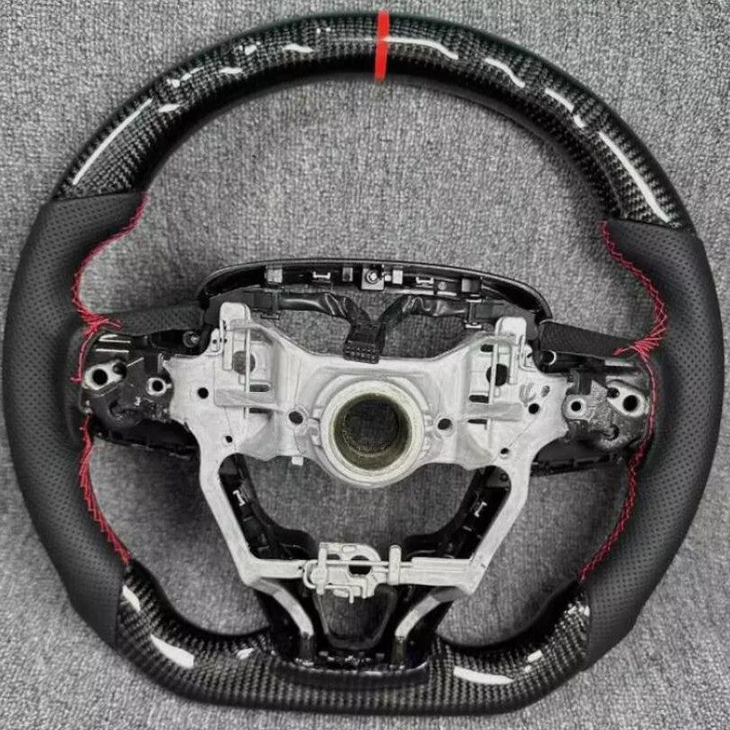 Steering wheel suitable for Toyota for Camry , Rav4, for Corolla 2018+, genuine carbon fiber leather