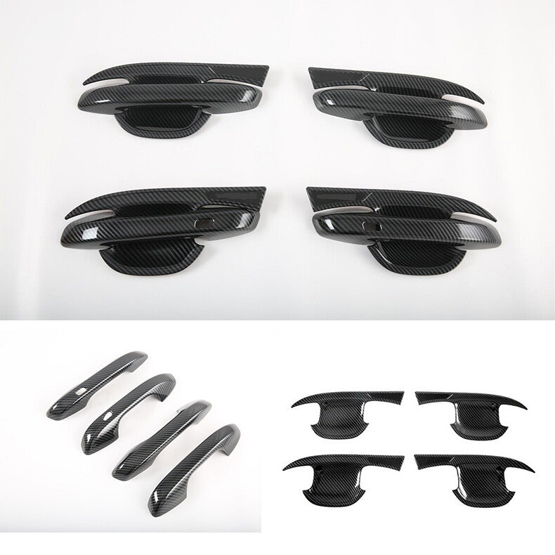 for Kia Sorento 2021-2023 Carbon Fiber Side Door Handle Bowl Molding Cover Trim