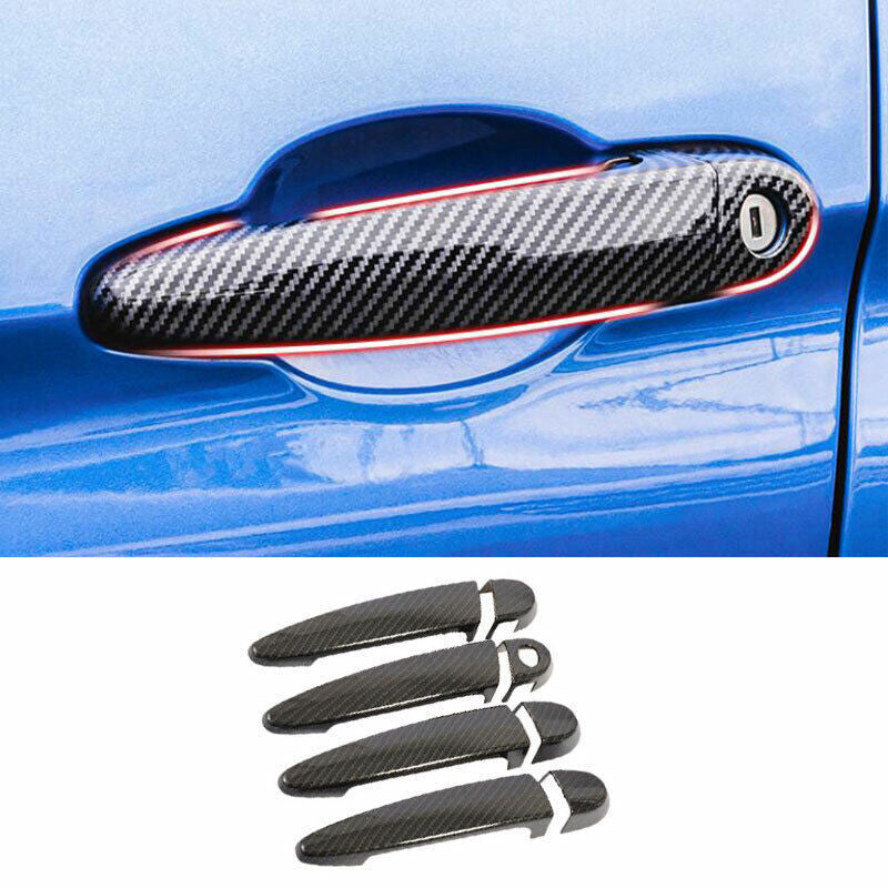 for BMW X1 2013-2015 ABS Carbon Fiber Exterior Outside Door Handle Cover Trim 8P