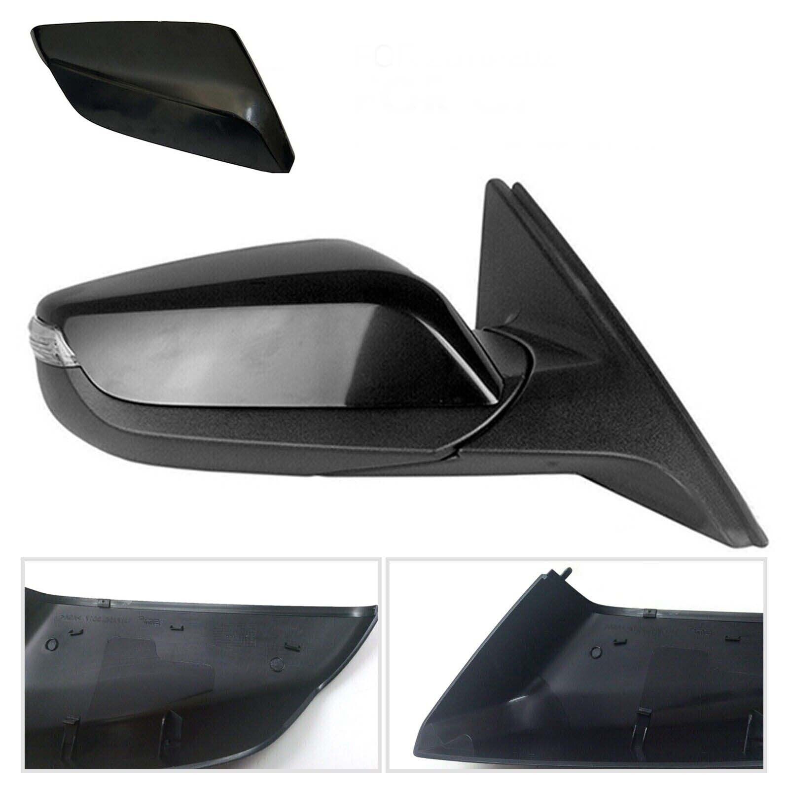2017-2021 for Chevrolet Malibu Right Side Mirror Cap Cover Black Replacement For Q