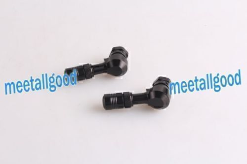 for Honda for Yamaha for Kawasaki for BMW Black Pair Universal 83 Degree Valve Stems
