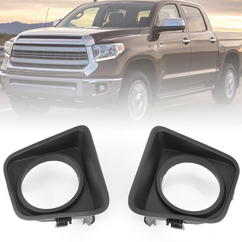 2x LED Fog Light Garnish Bezel Trim Cover Left+Right for Toyota Tundra 2014-2021