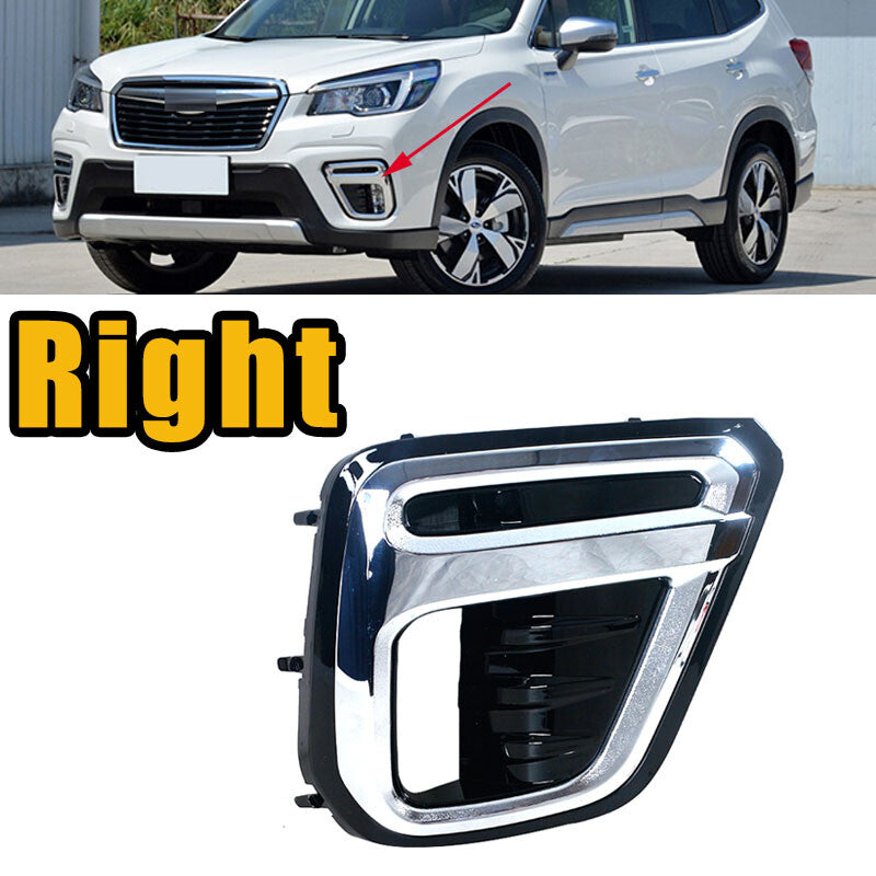 Right for Subaru Forester 2019 2020 2021 Front Bumper Fog Light Covers Passenger v