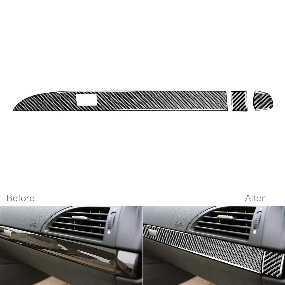 Red Carbon Fiber Reading Light Control Trim Cover For Quest 2004-2006 v