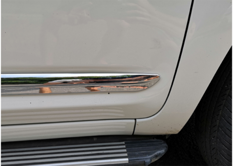 for Toyota RAV4 2006-2012 Chrome Side Door Body Skirt Guard Molding Trim Garnish