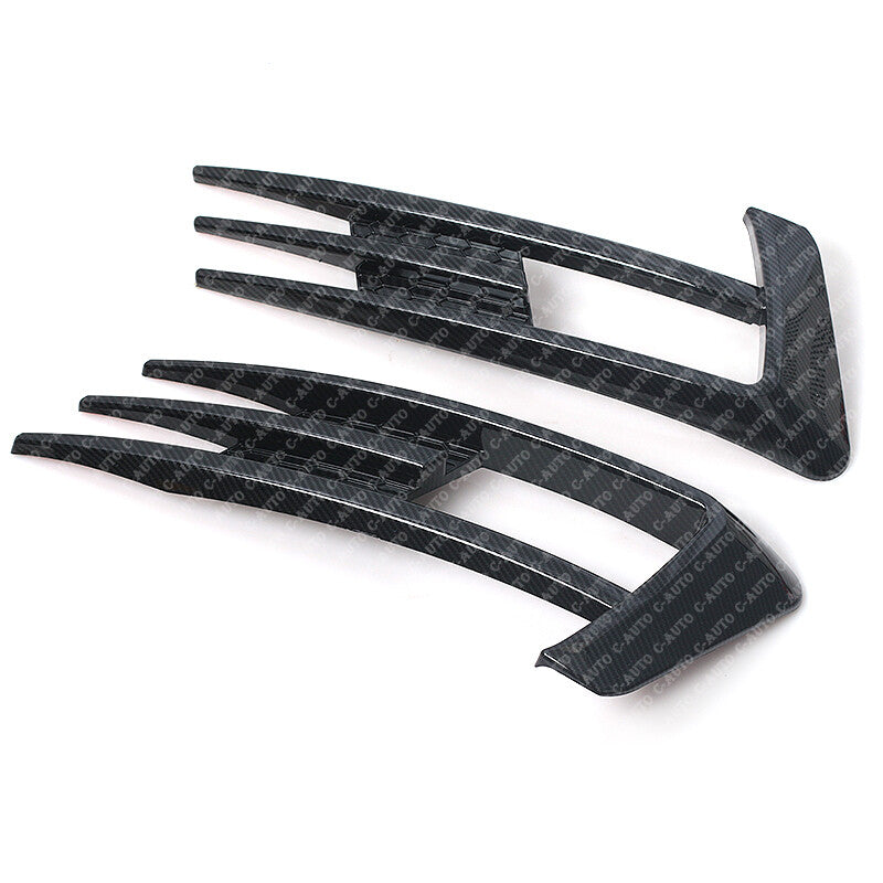 Gloss Black Fog Light Cover Bumper Grille Trim for VW for Golf 7 MK7 14-2017