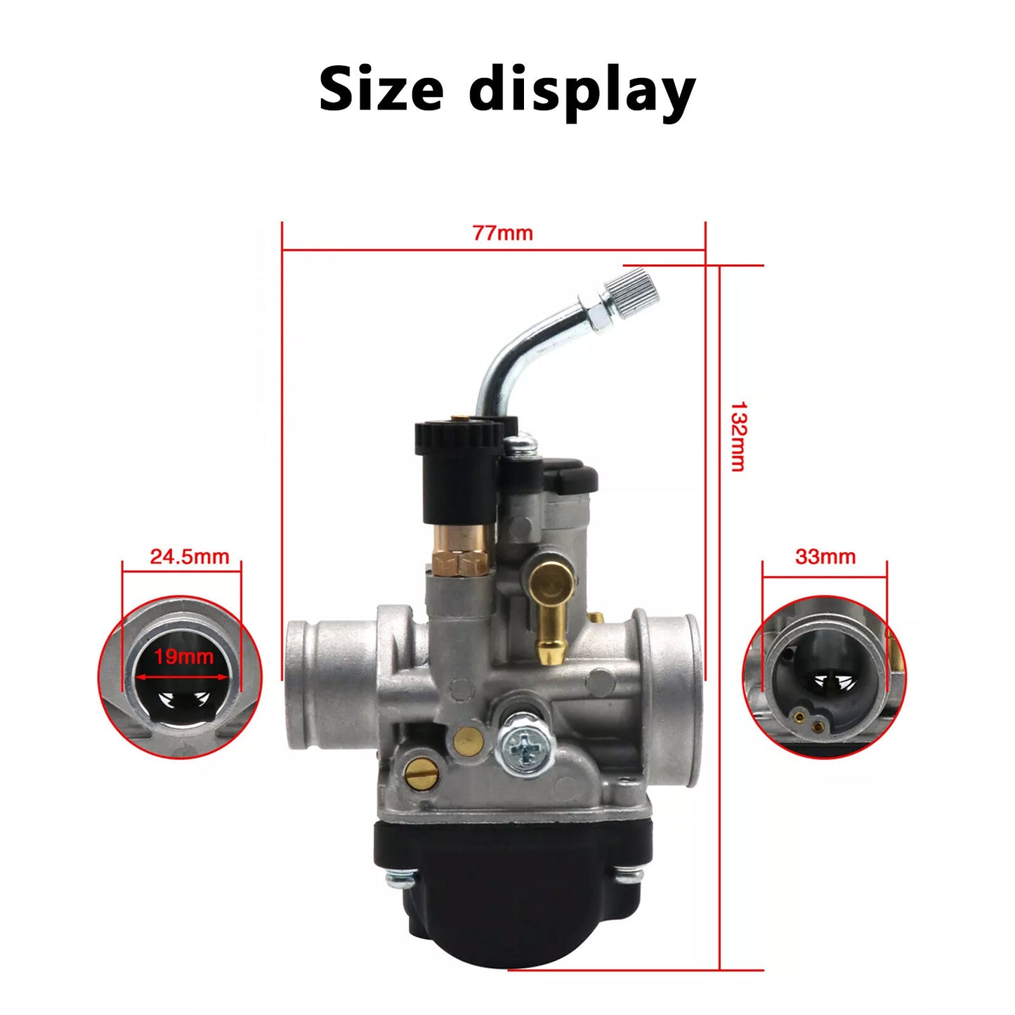 19mm replica Carburetter 19BS Racing 2T Carb complete Q