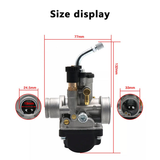19mm replica Carburetter 19BS Racing 2T Carb complete Q
