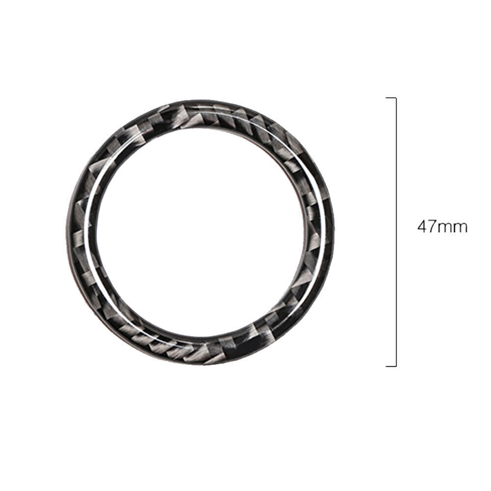 Carbon Fiber Engine Start Stop Button Ring for Mercedes Benz C E Class GLC W205