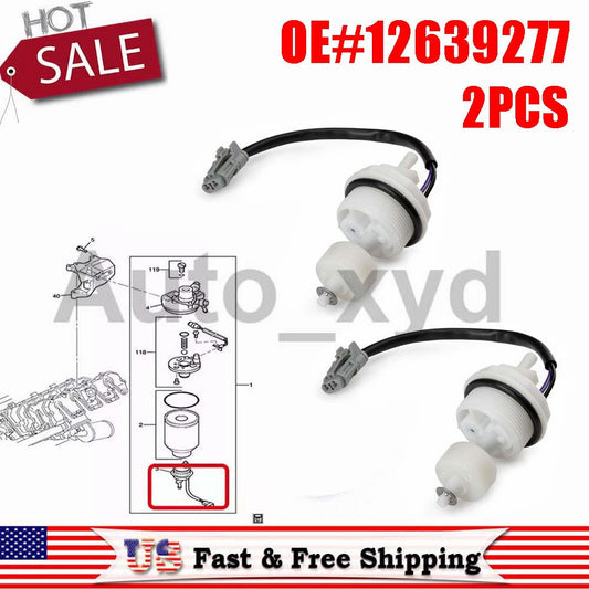 2X Fuel Filter Water Sensor Part New for GMC 2500 3500 for Chevrolet Silverado 6.6L Q