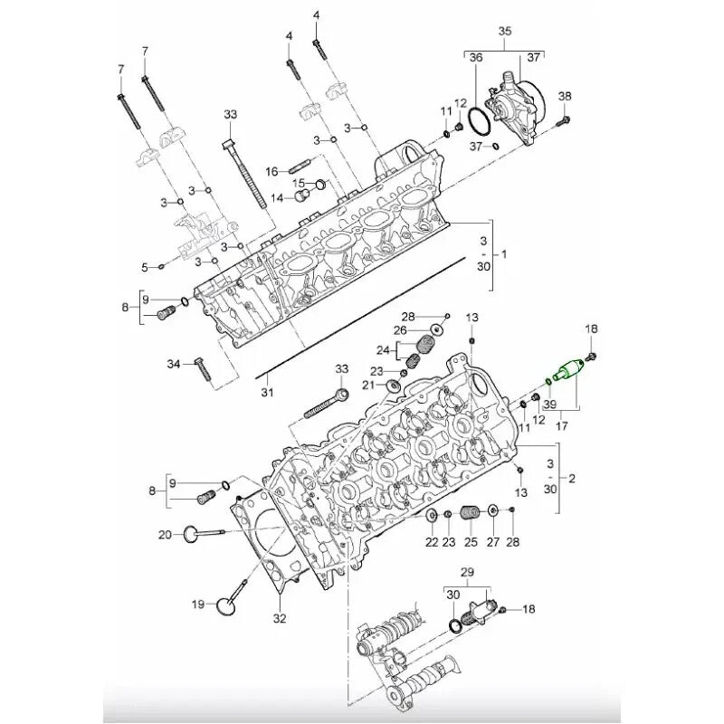 Engine Variable Timing Solenoid 948105308 for Porsche for Cayenne Macan for Panamera