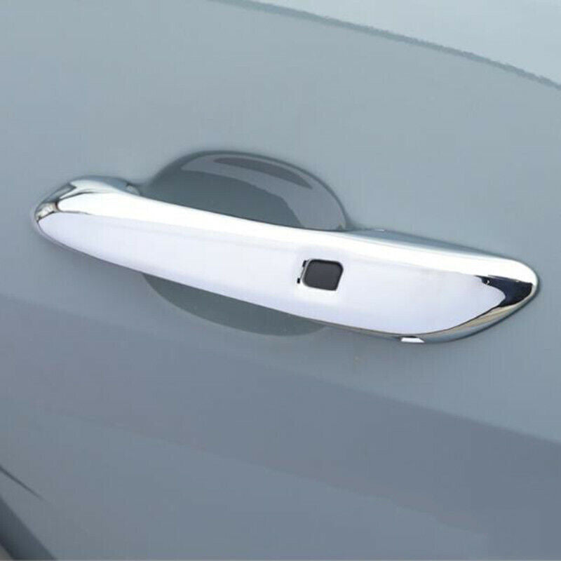 4P Chrome Outer Door Handle Molding Cover Trim ABS for Hyundai for Elantra 2021-2023