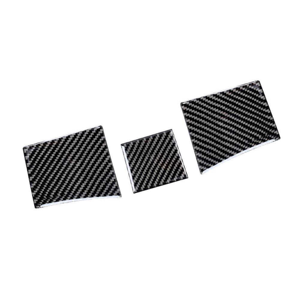 Red Carbon Fiber Gear Shift Frame Trim Cover for Dodge for Challenger 2008-2014 v