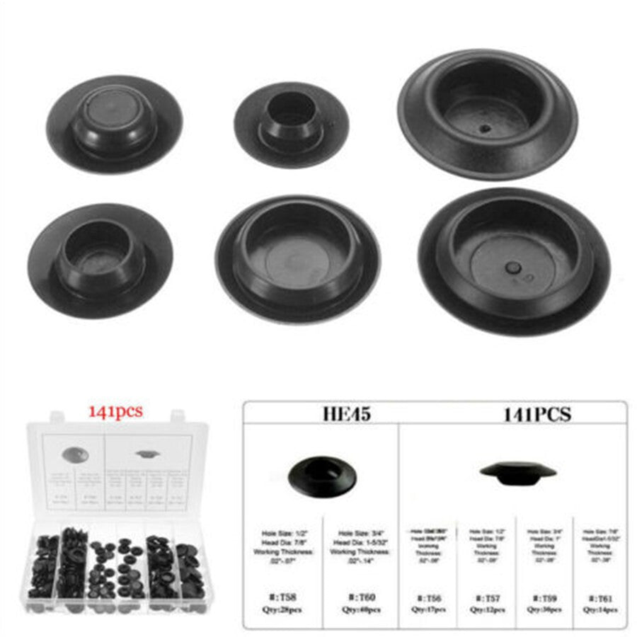 6-digit car body plastic plug button flushing installation sheet metal plug classification 1/2- n