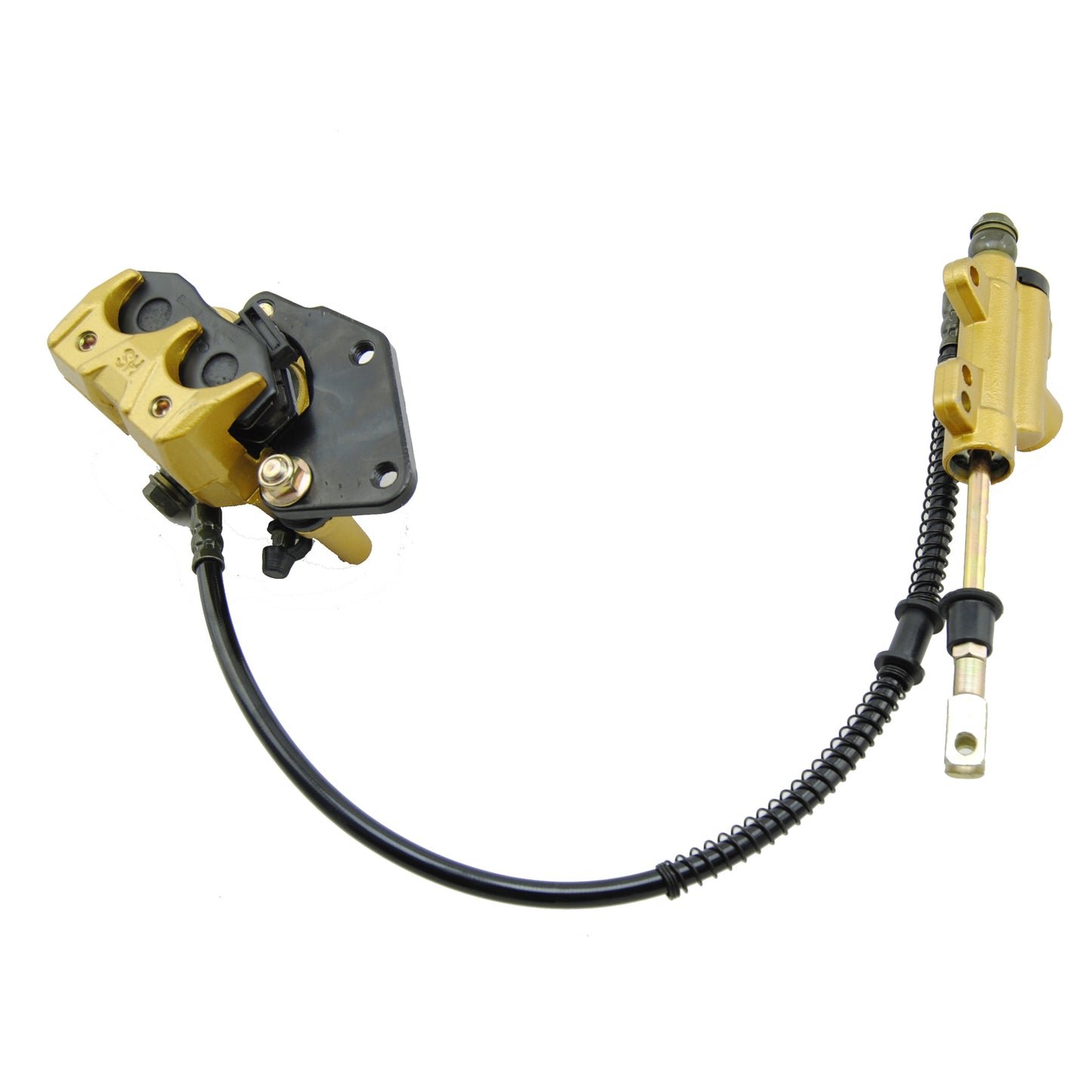 Rear Hydraulic Disc Brake Master Cylinder Caliper Foot Brake 110cc 125cc 140cc