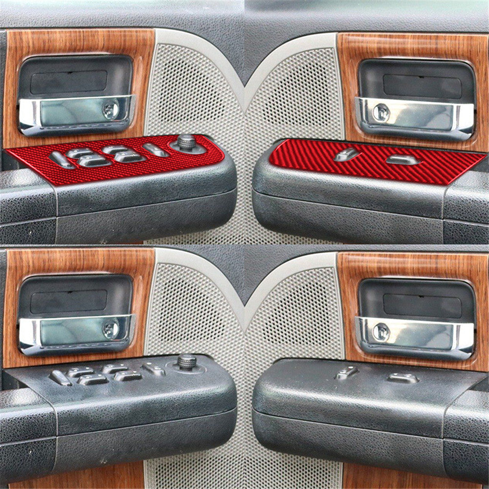Interior Rear Window Lift Switch Button Cover Trim for Tacoma 2016-20 v
