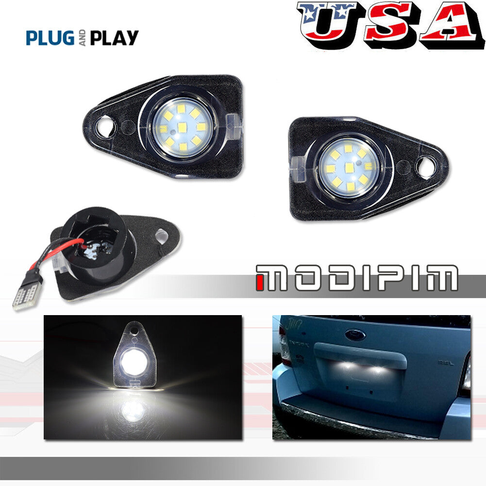 LED license plate lights suitable for Expedition Excursion for Lincoln pilot navigation- v