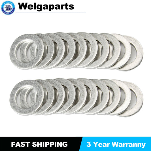 20Pcs 14mm OIL Drain Plug Crush Washers Gaskets for Honda Accord 94109-14000