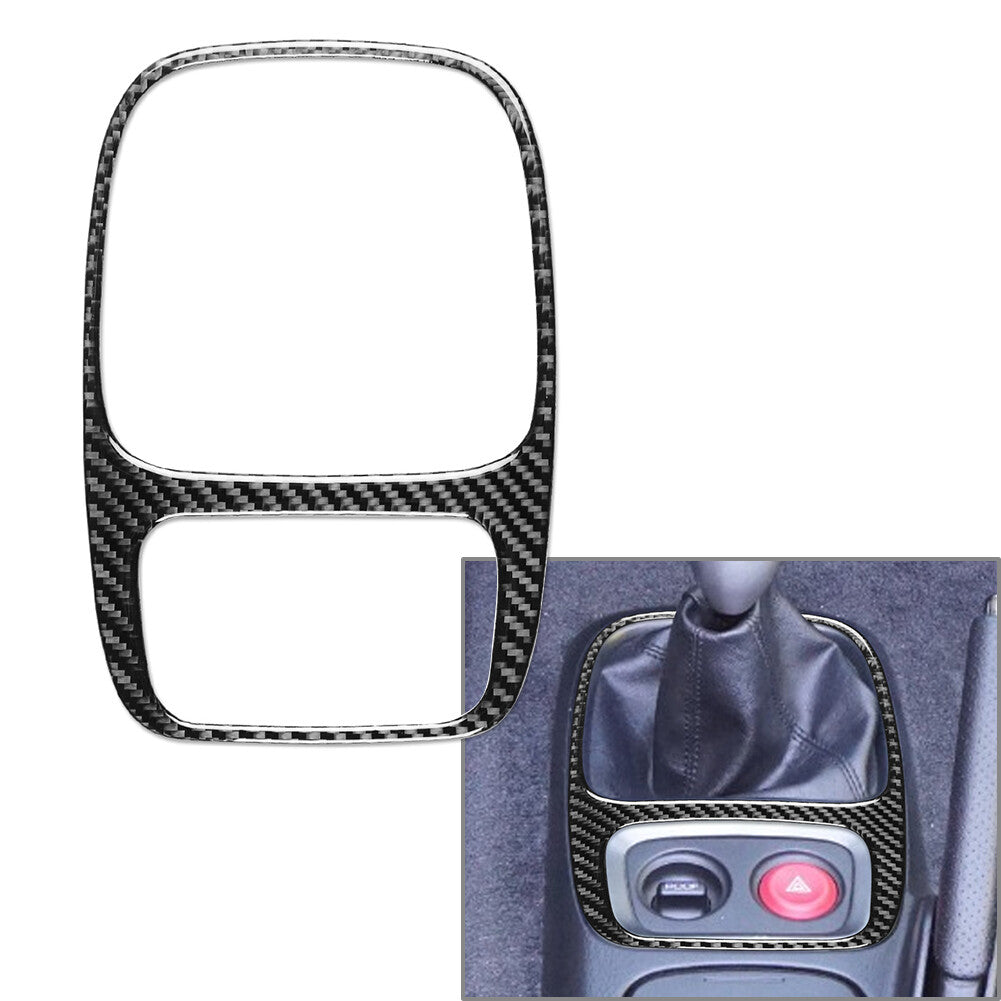 Manual Gear Shift Panel Frame Cover Trim for Honda S2000 2000-2003 Black Car