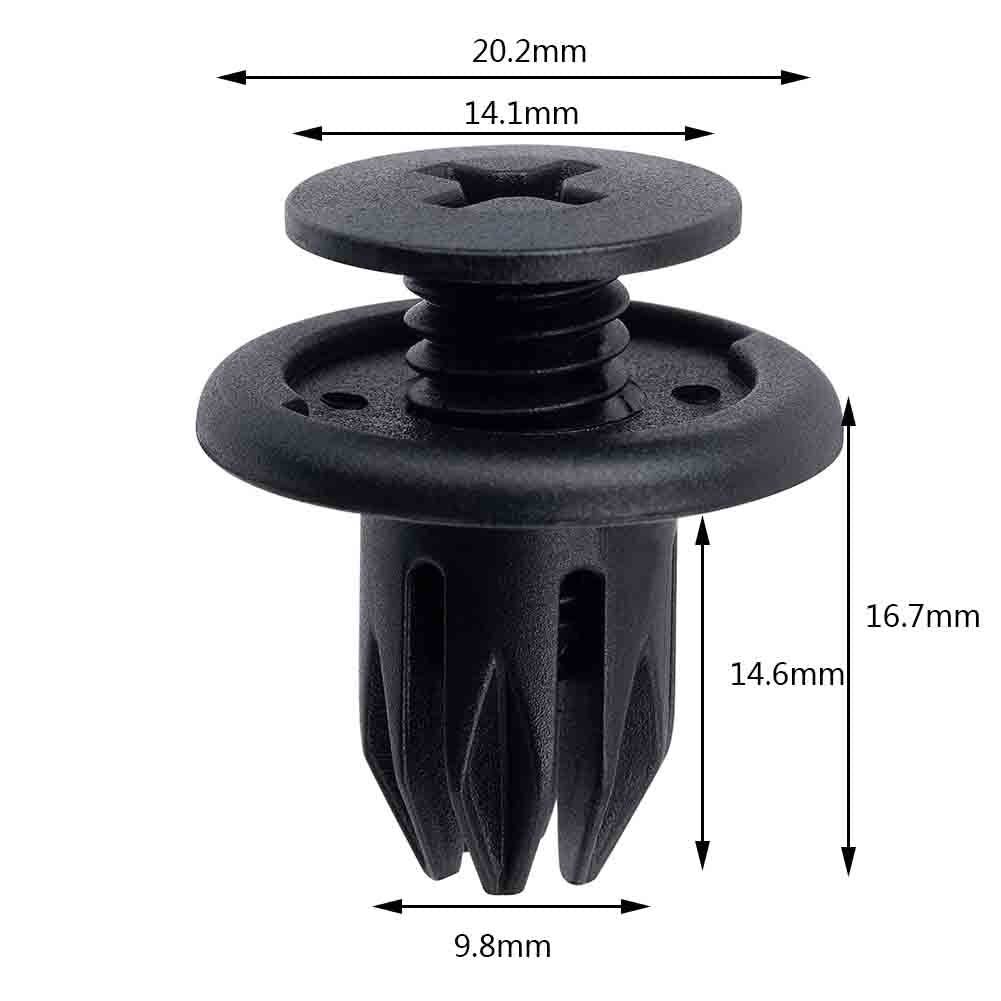 10 Car Bumper Cover Air Intake Retainer Clips for Honda Pilot
