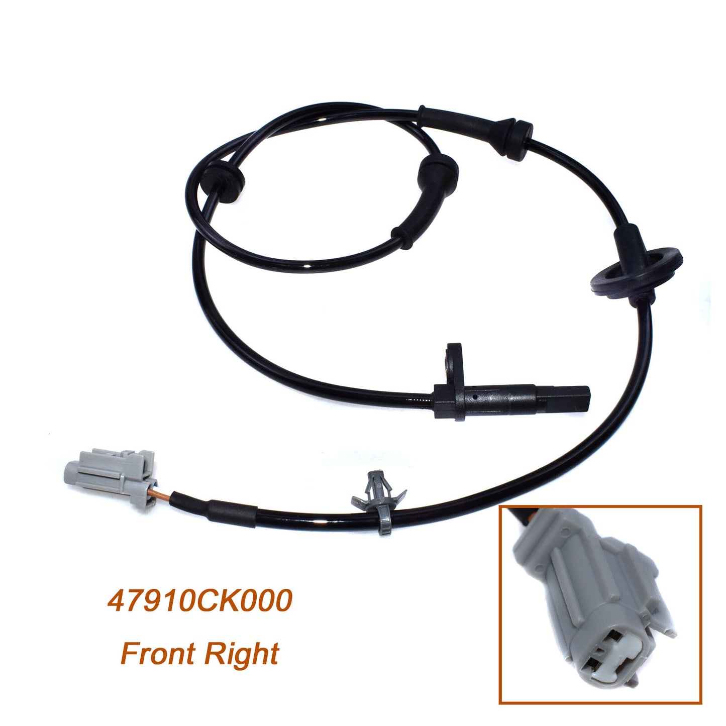 ABS wheel speed sensor ALS310, front right, suitable for 04-09 Quest 47910CK000, brand new. n