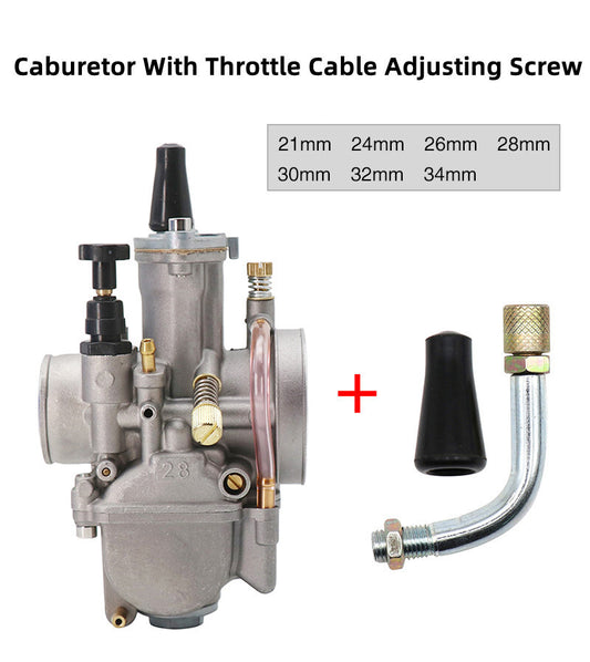 Motorcycle 28mm carburetor 4-stroke carbide adjustable screw kit for all-terrain vehicles and off-road bikes Q