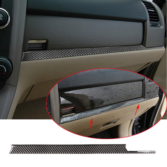 Carbon Fiber Control for Co -pilot Dashboard Panel Cover for Honda CR-V CRV 2007-2011