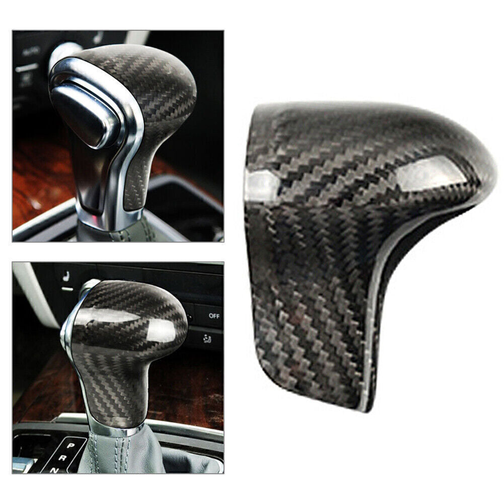 for Audi A4 A5 Q5 Q7 A6 A7 S6 S7 2012-16 18 Carbon Fiber Shift Knob Cover Shell
