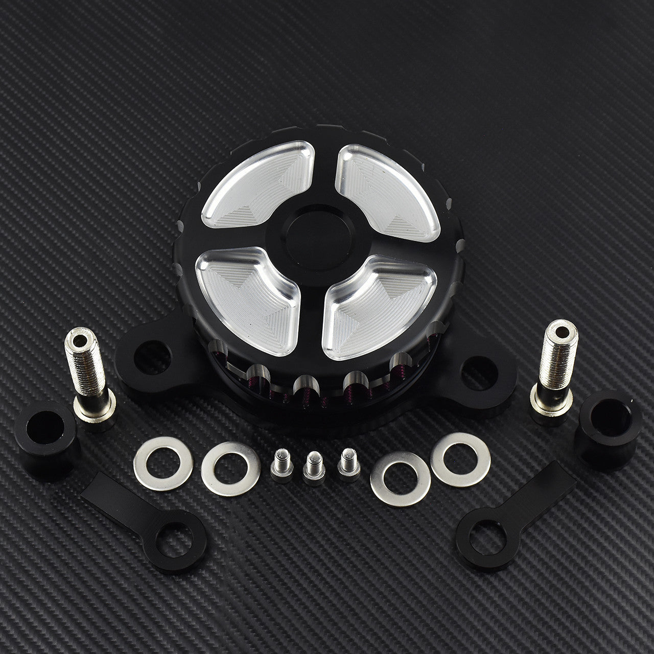 Gear Air Cleaner Intake Filter System Fit for Harley Sportster 883 1200 2004-19 Q