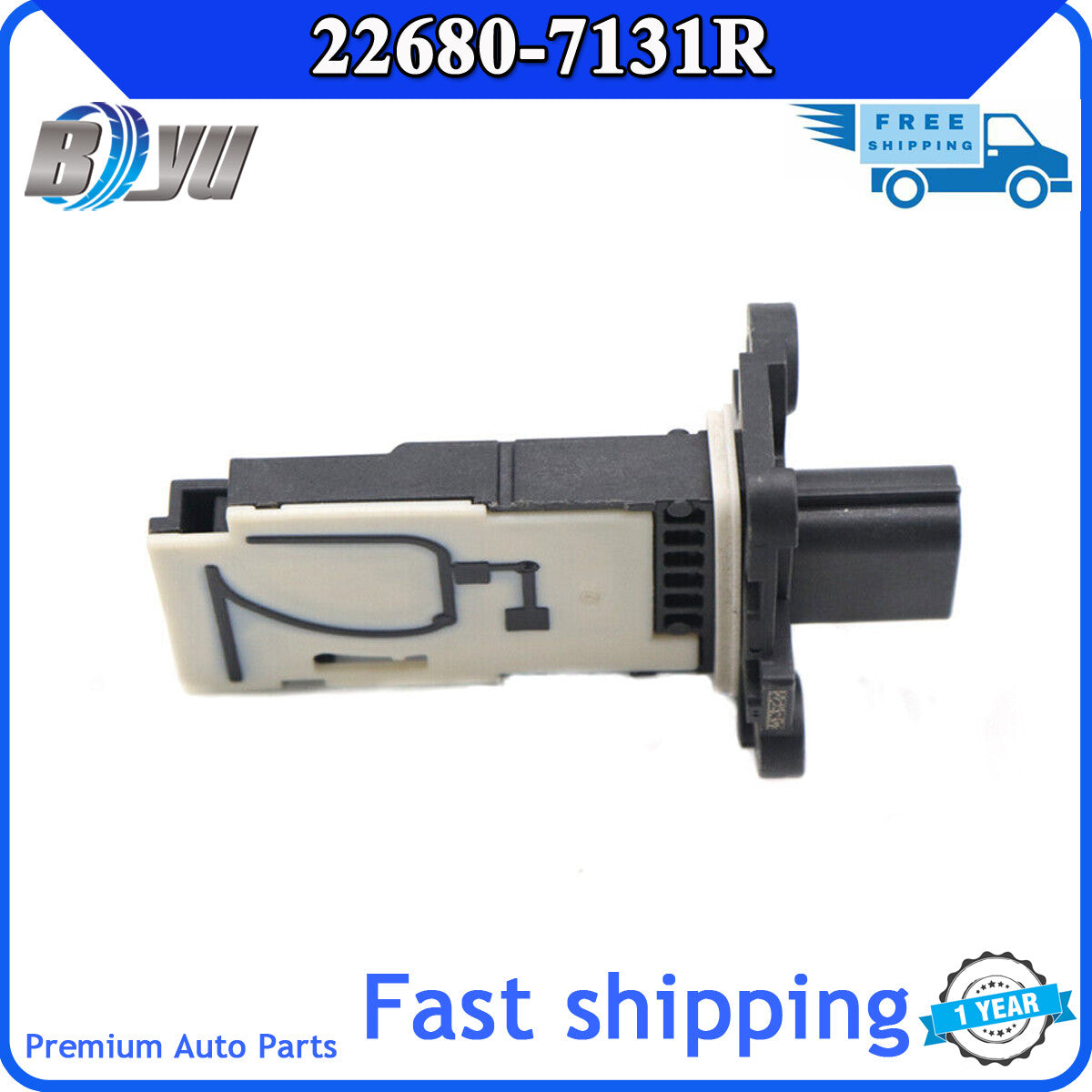 Brand new airflow sensor 22680-7131R- suitable for Infiniti Q50 Q60 V6 3.0L 2016-2019 models. v