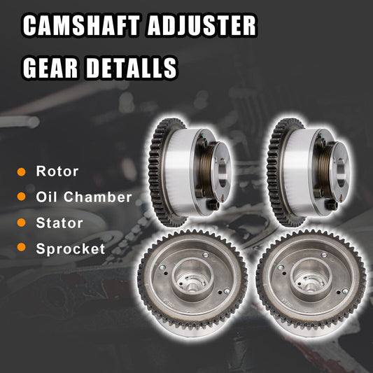4PCS Timing Camshaft Phasers Gear VVT for Kia Sorento for Hyundai Veracruz for Genesis Q