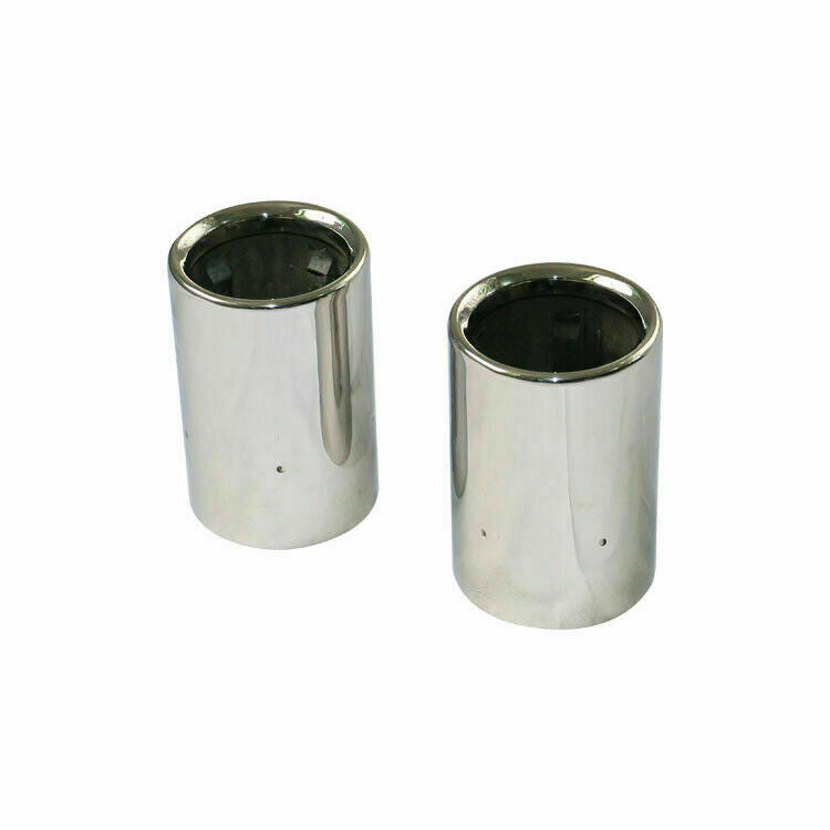 2Pcs 3'' Tail Exhaust Tips Muffler Pipe Fit for BMW X1 X2 X3 X4 F48 F39 75mm