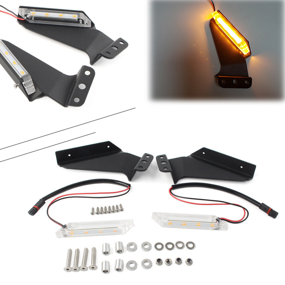for BMW S1000RR 2019-2022 12V/1.5W Invisible Wing LED Front Turn Signal Light Q