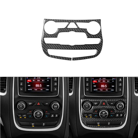 Carbon Fiber Center Storage Cover Sticker Trim for Hyundai Azera 2006-2011 v