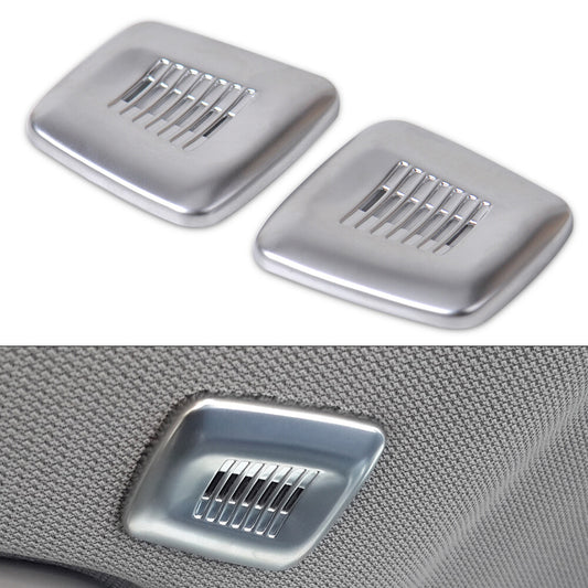 Chrome Interior Roof Dome Microphone Cover Trim for BMW F25 X3 4 5 6 Series Pair Q