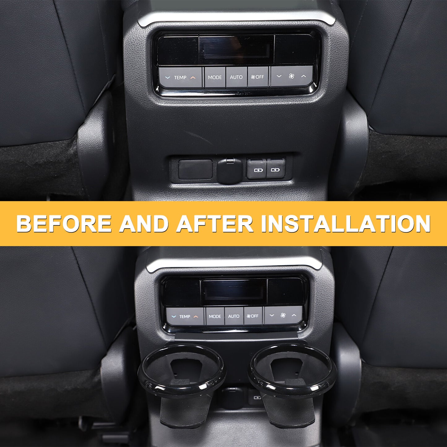 Car armrest rear for seat dual cup holders suitable for Land Cruiser J250 LC250 2024-25- n