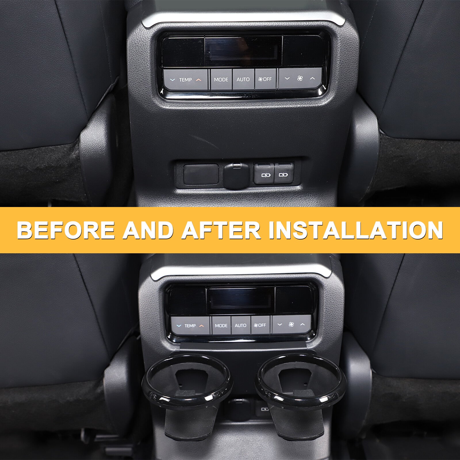 Car armrest rear for seat dual cup holders suitable for Land Cruiser J250 LC250 2024-25- n