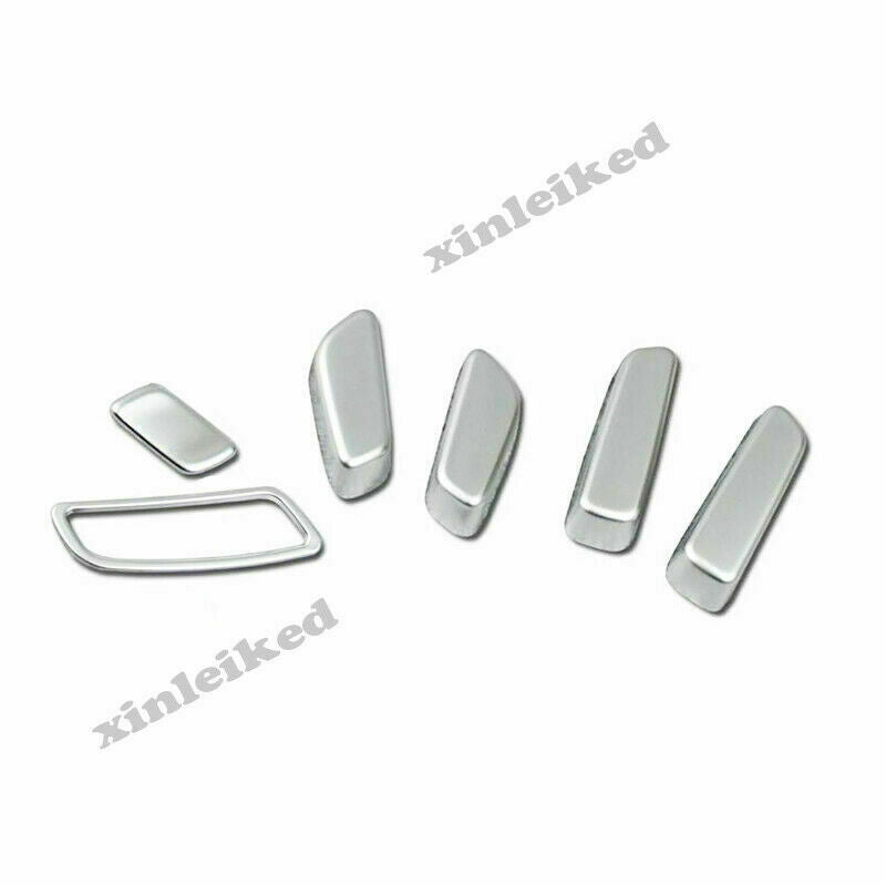 for Mazda CX-5 2017-2021 Silver Matte for Seat Adjustment Button Switch Cover Trims