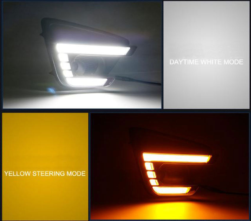 LED DRL Front Daytime Running Light Fog Turn Lamp for MAZDA CX-5 CX5 2013-2015 n