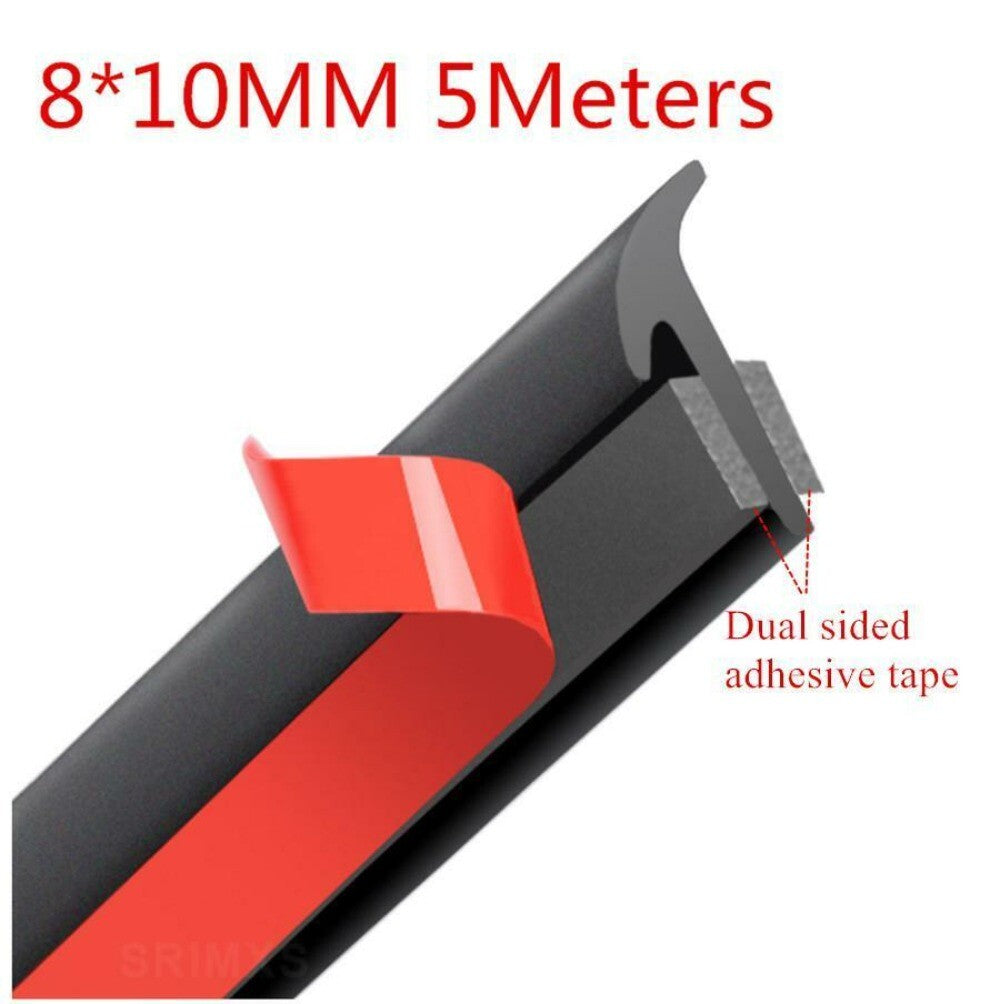 1x 5M Car Body Headlight Edge Protector Strip Guard Moulding Trim Auto Bumper. n
