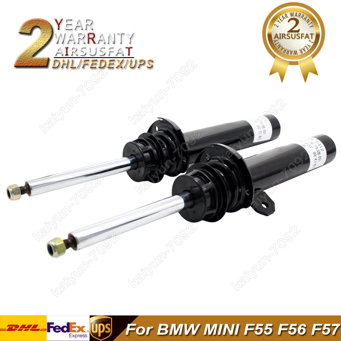 Pair Front R+L Shock Absorber Strut for BMW for MINI F55 F56 F57 31316852411