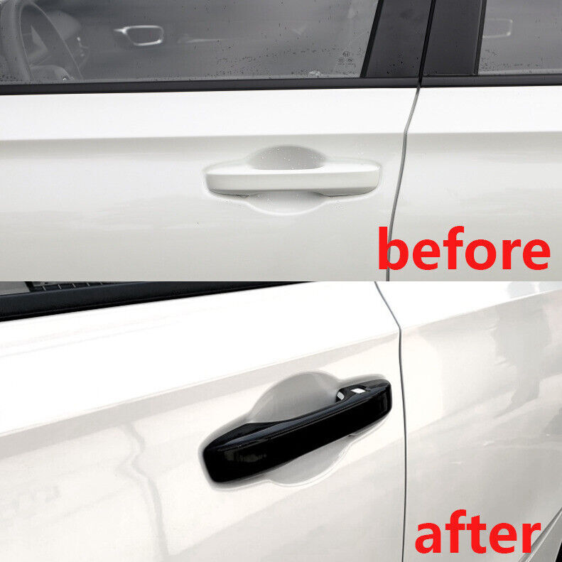 For 2022-2024 for Honda for Civic Gloss Black Outdoor Handle Cover Trim 4pcs