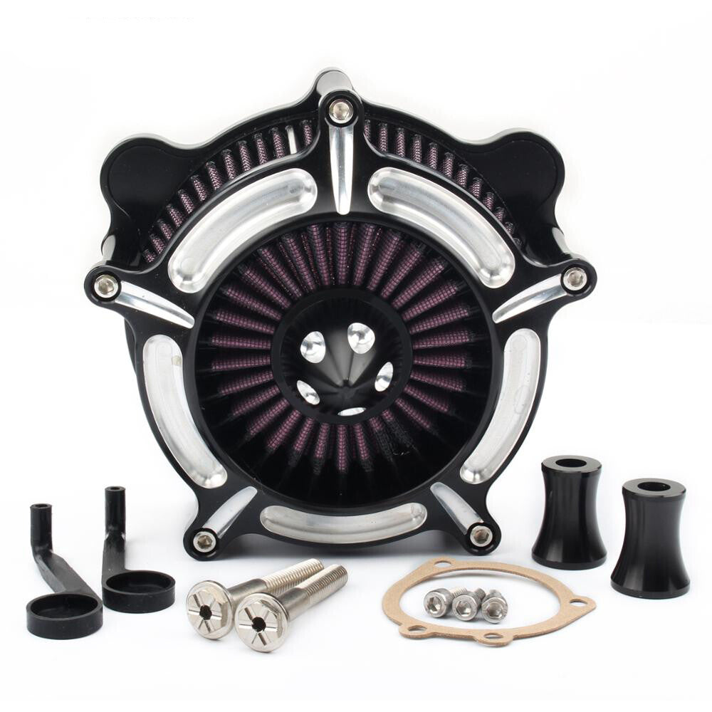 Turbine Intake Air Cleaner Filter System for Harley Dyna Softal Road Glide