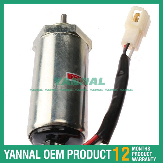 12V Stop Solenoid Valve MV1-81 is suitable for Hitachi ZAXIS40U excavators with for Isuzu 4LE2 engines.