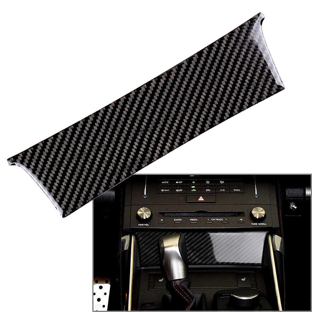 Carbon Fiber Central Console Panel Cover Trim for Lexus IS250 IS350 IS200t 13-20