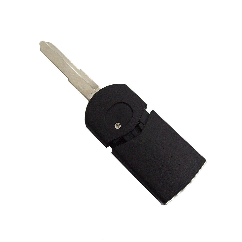 Flip Remote Key Shell FOB Case Uncut 3 Buttons Fits for Mazda 2 3 5 6 MX5 RX8 Q