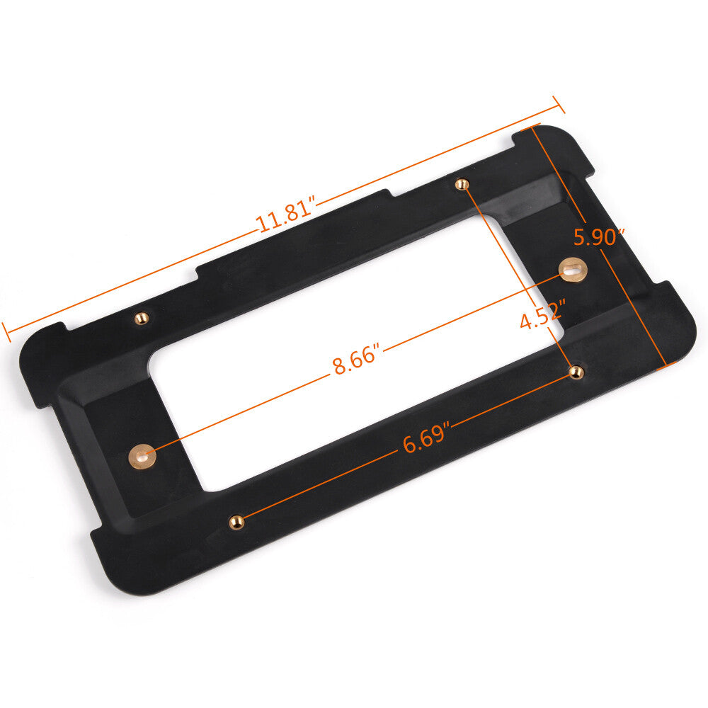 Rear license plate mounting frame, label bracket, bumper bracket, suitable for BMW + 6 screws Q